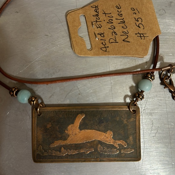 Handcrafted Copper Necklace - Picture 2 of 4